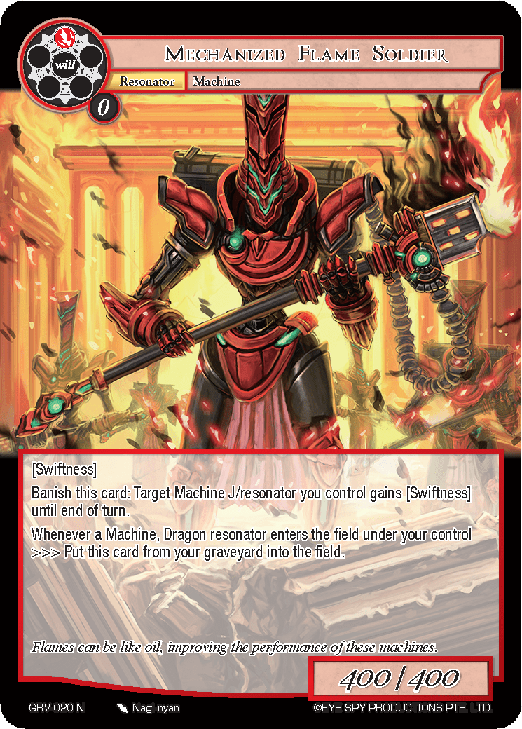 Mechanized Flame Soldier