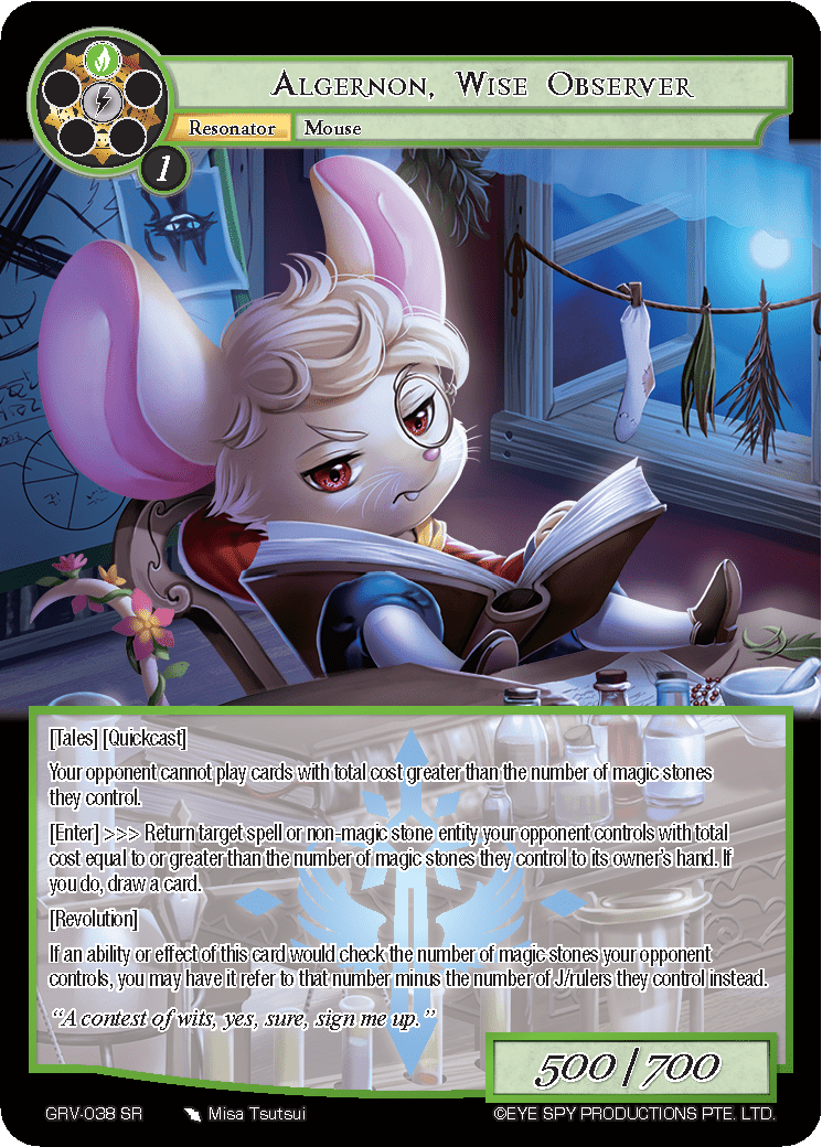 Algernon, Wise Observer