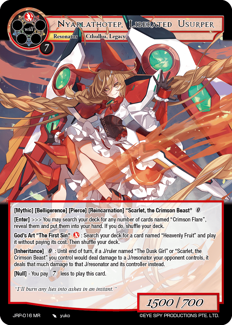 Nyarlathotep, Liberated Usurper