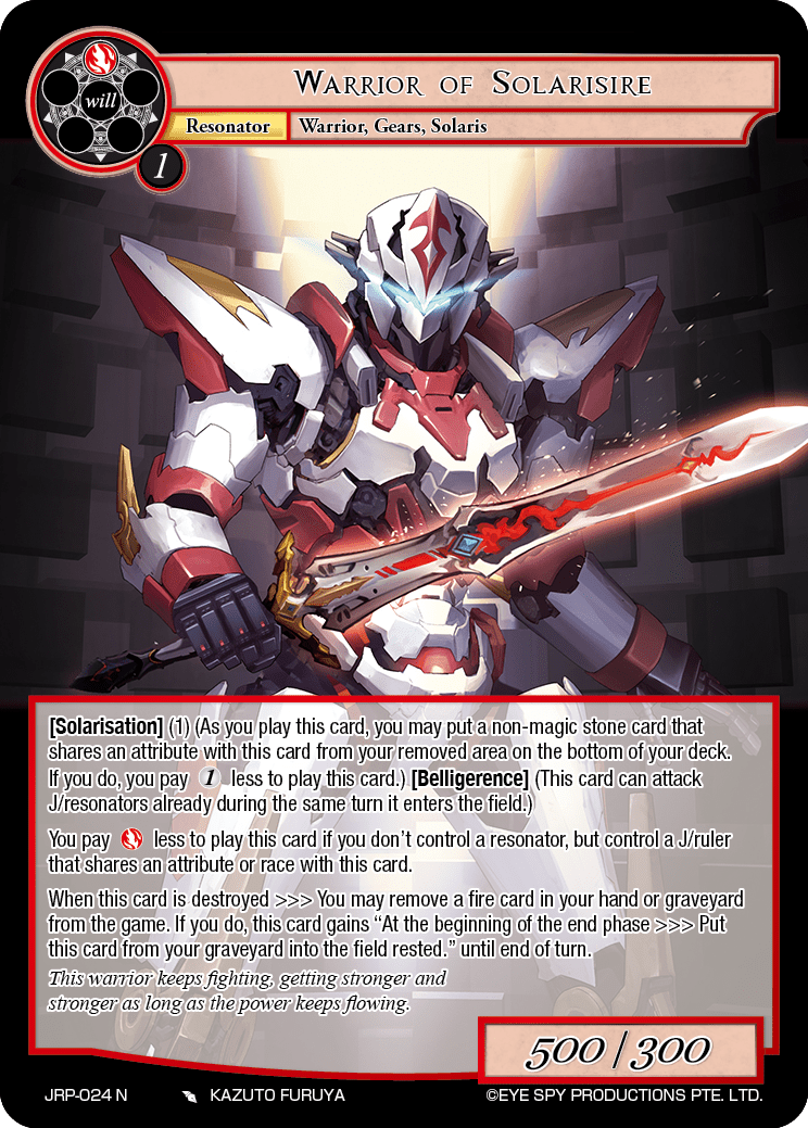 Warrior of Solarisire