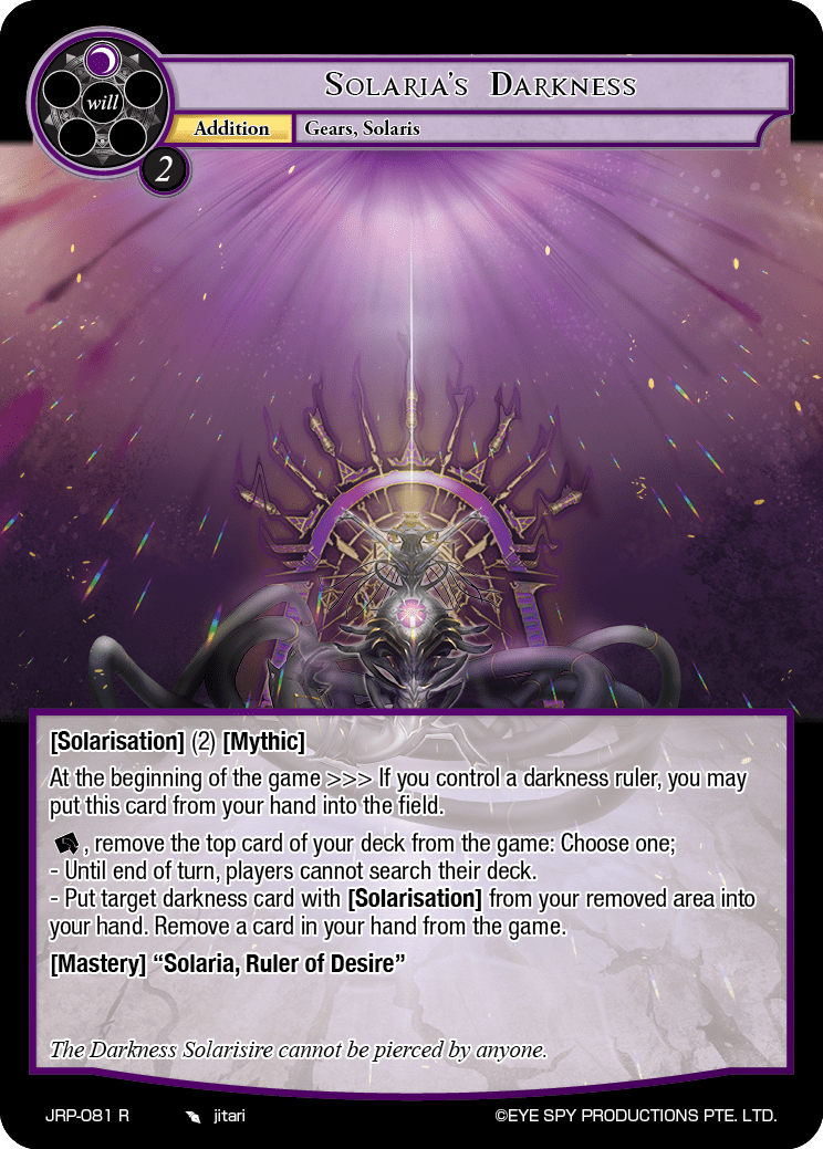Solaria's Darkness