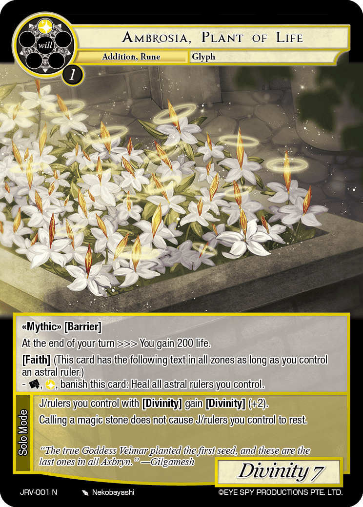 Ambrosia, Plant of Life
