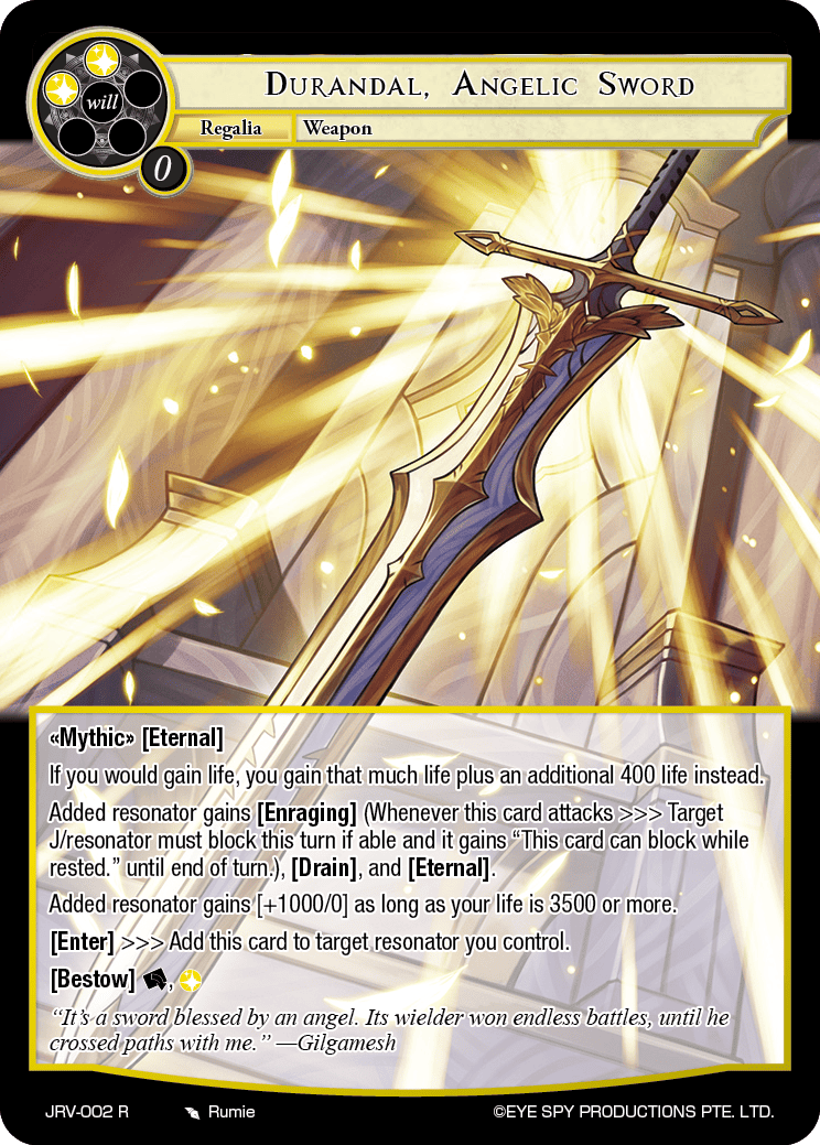 Durandal, Angelic Sword