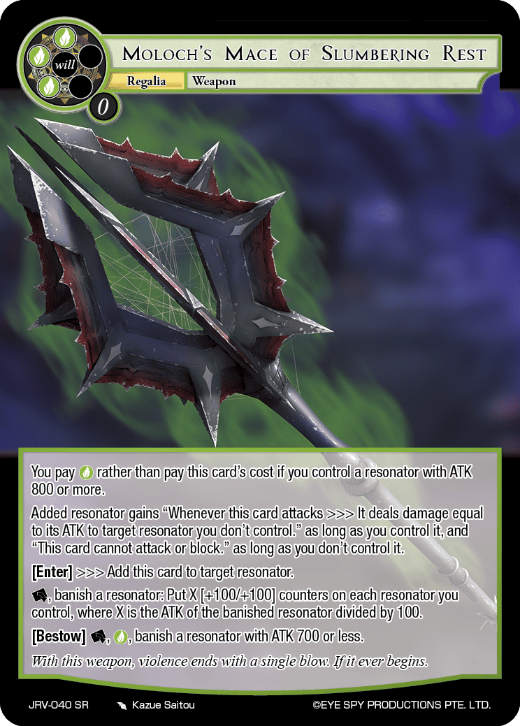 Moloch's Mace of Slumbering Rest