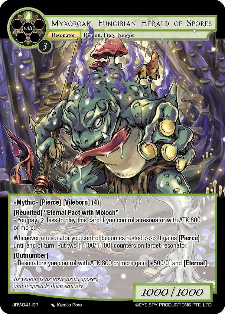 Myxoroak, Fungibian Herald of Spores