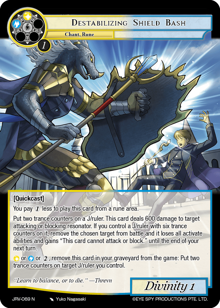 Destabilizing Shield Bash