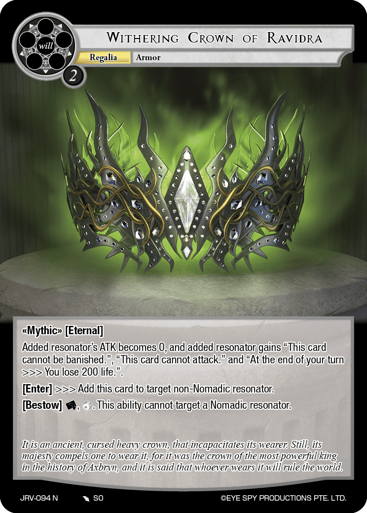 Withering Crown of Ravidra