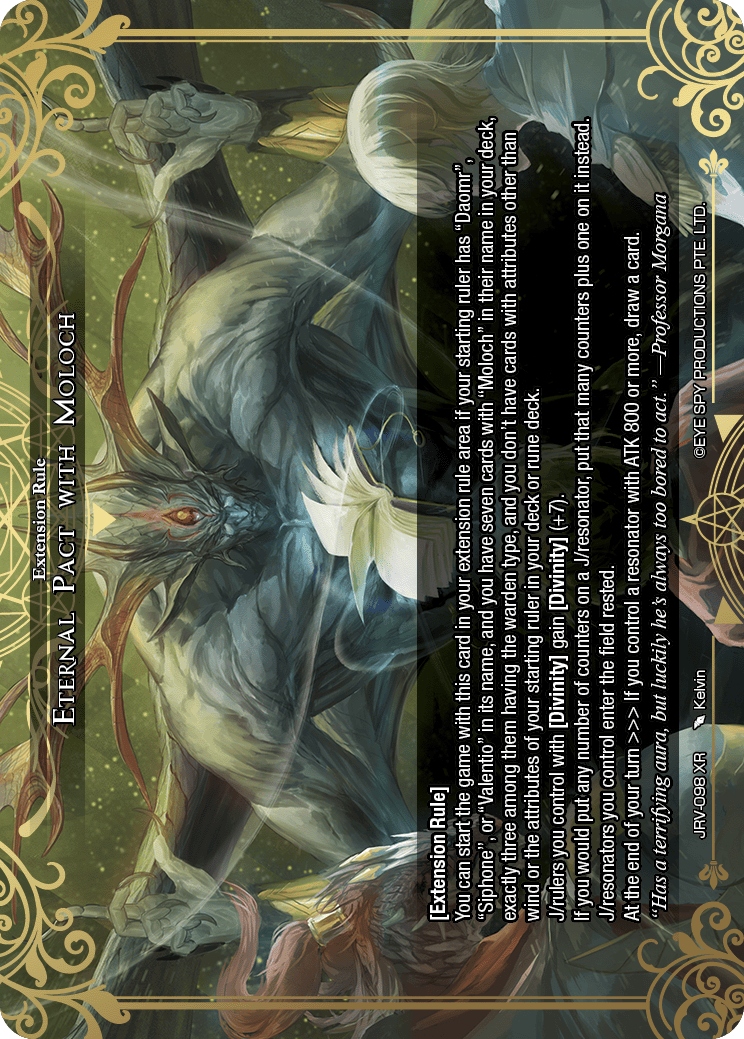 Eternal Pact with Moloch