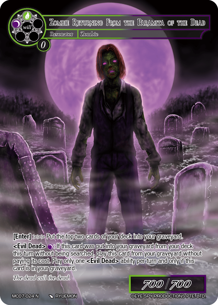 Zombie Returning from the Paramita of the Dead