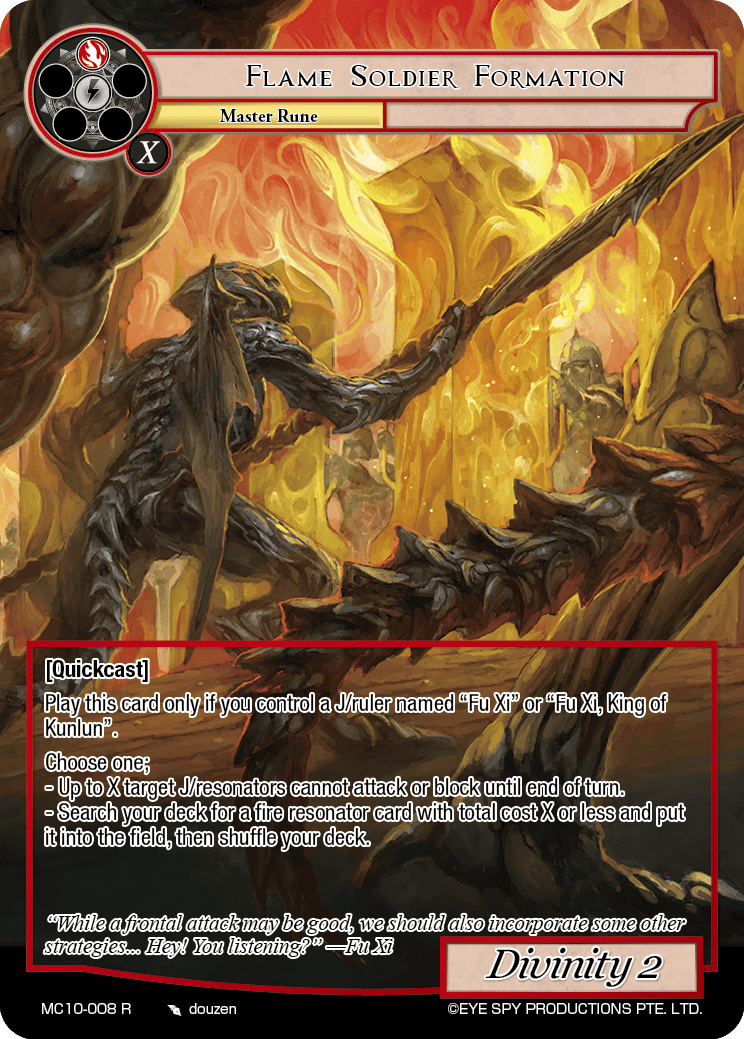 Flame Soldier Formation