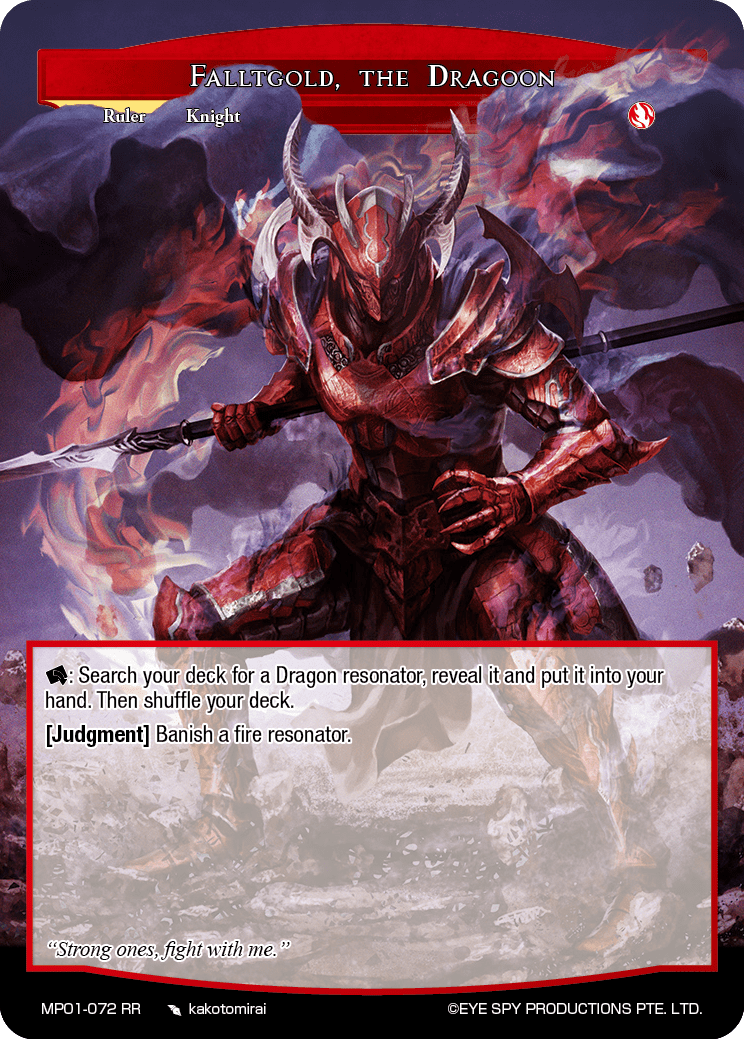 Falltgold, the Dragoon