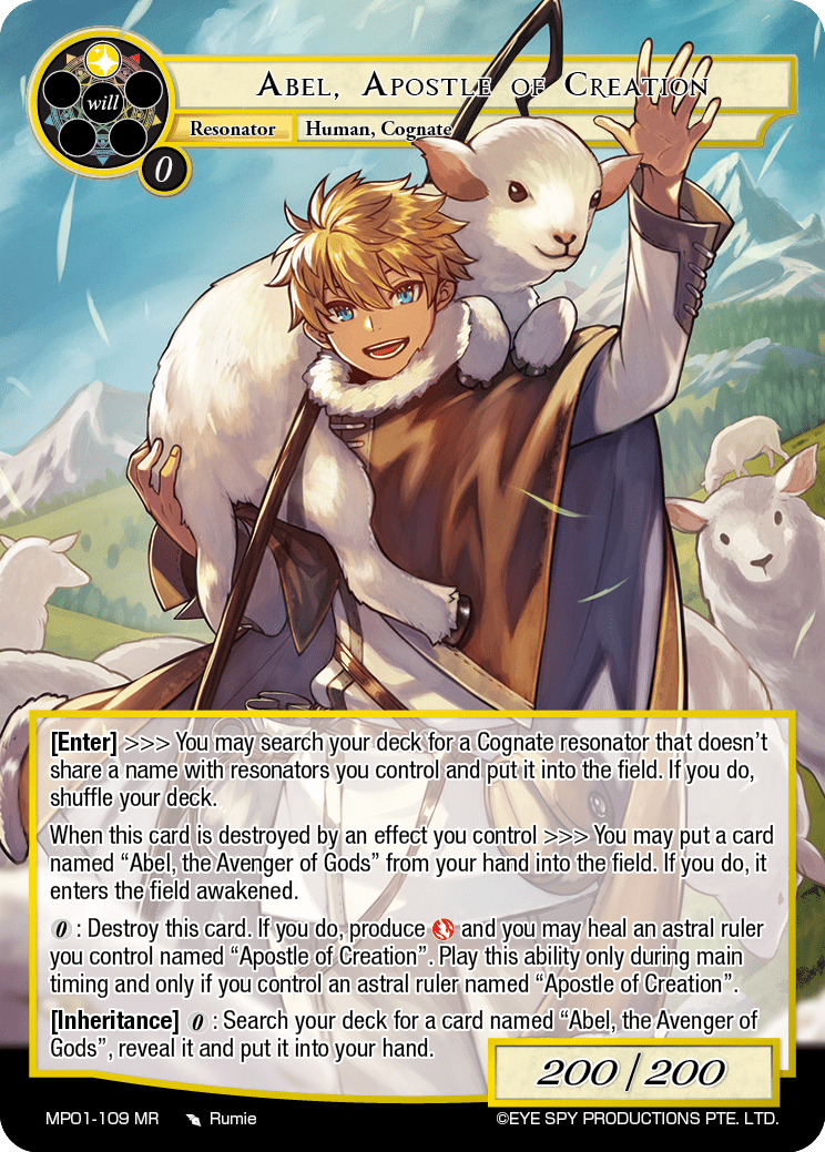 Abel, Apostle of Creation