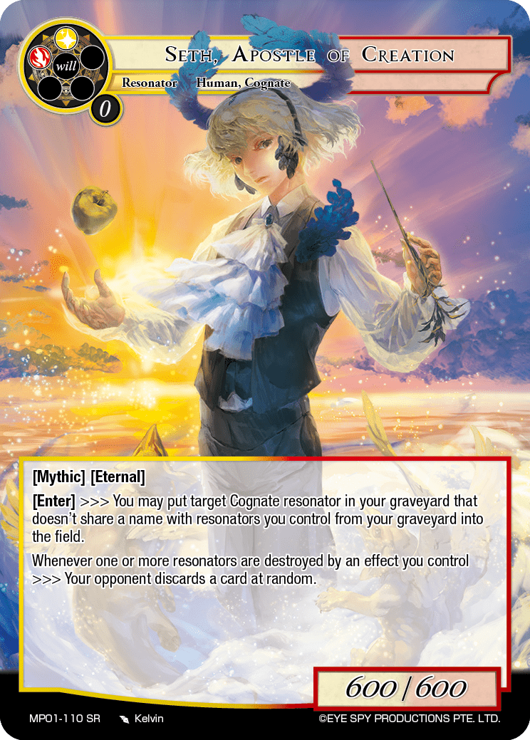 Seth, Apostle of Creation