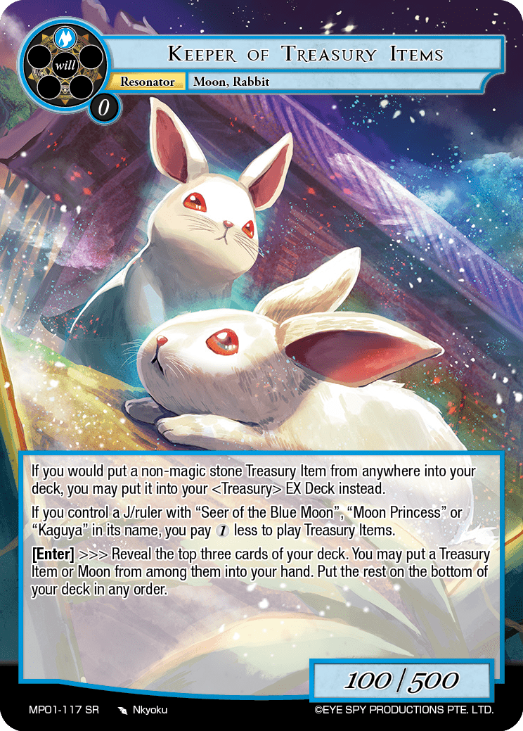 Keeper of Treasury Items