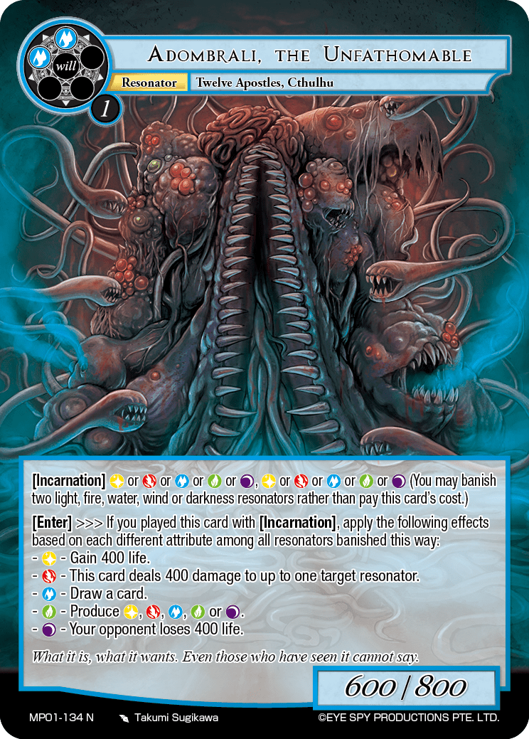 Adombrali, the Unfathomable