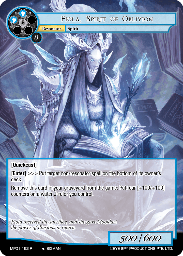 Fiola, Spirit of Oblivion