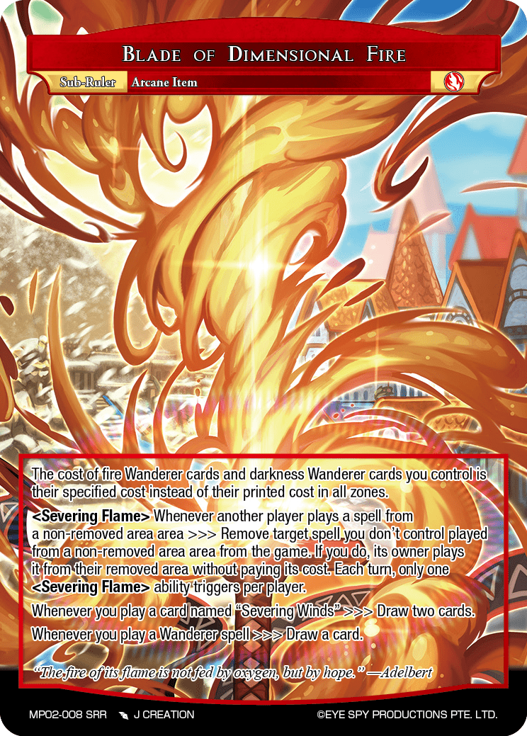 Blade of Dimensional Fire