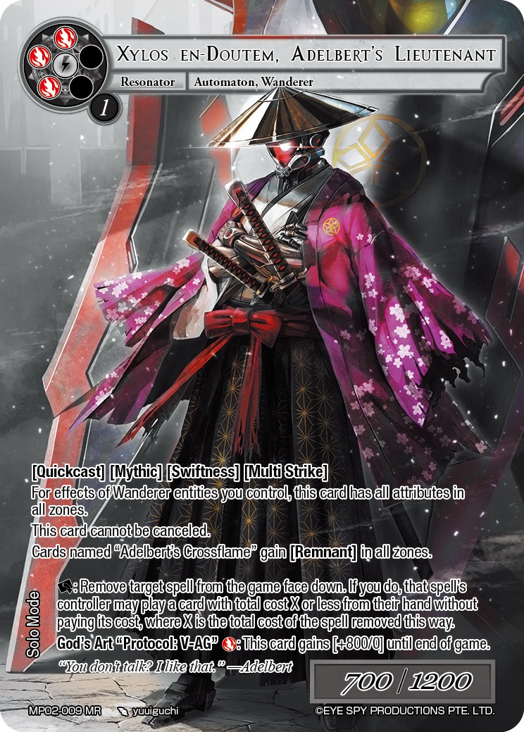Xylos en-Doutem, Adelbert's Lieutenant