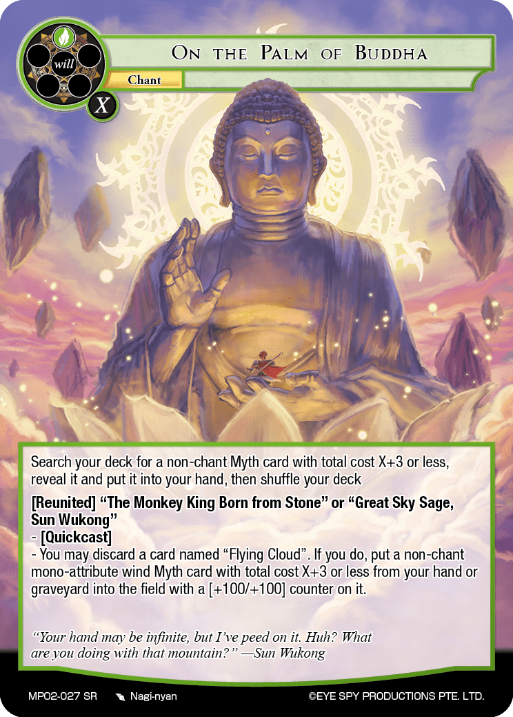 On the Palm of Buddha