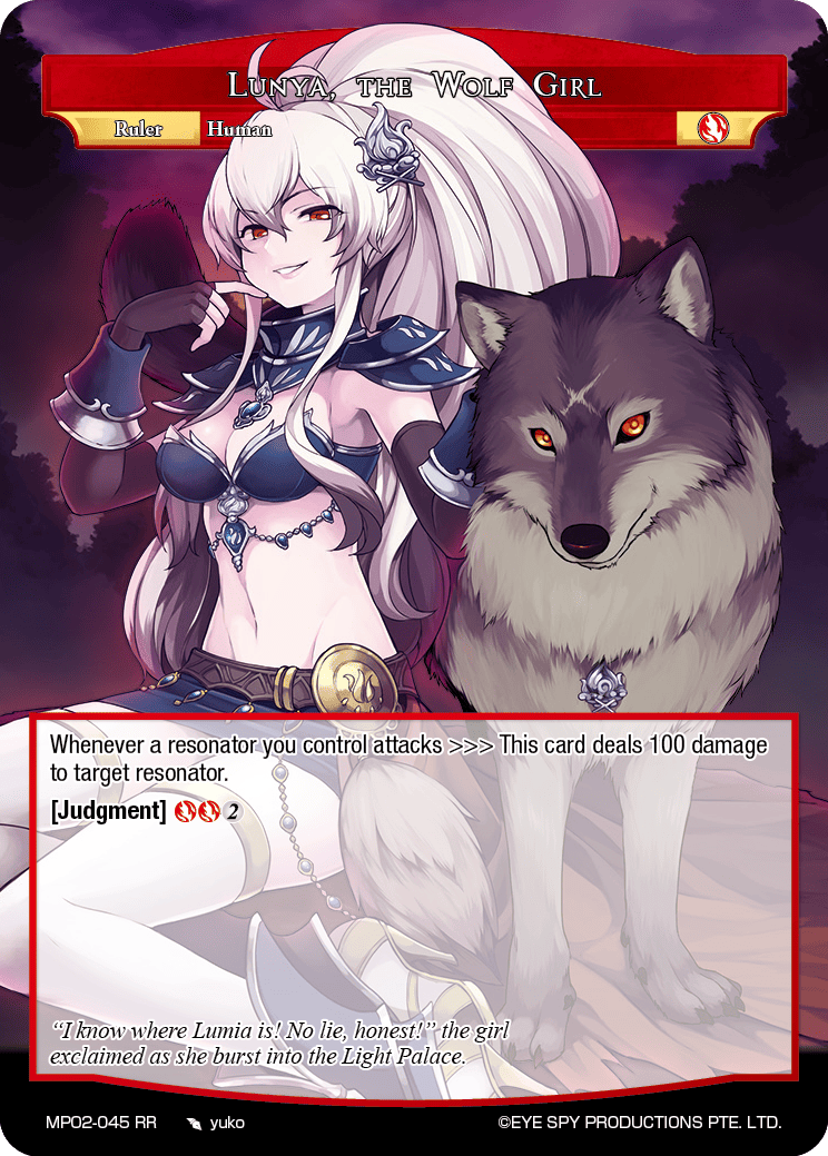 Lunya, the Wolf Girl