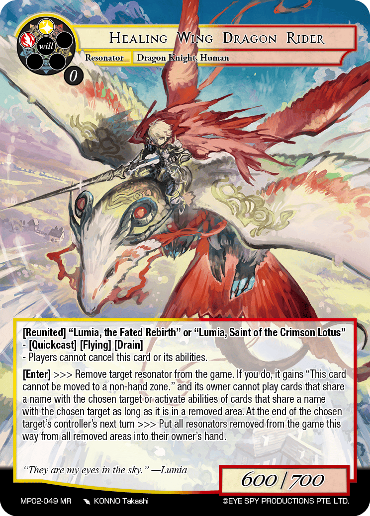 Healing Wing Dragon Rider