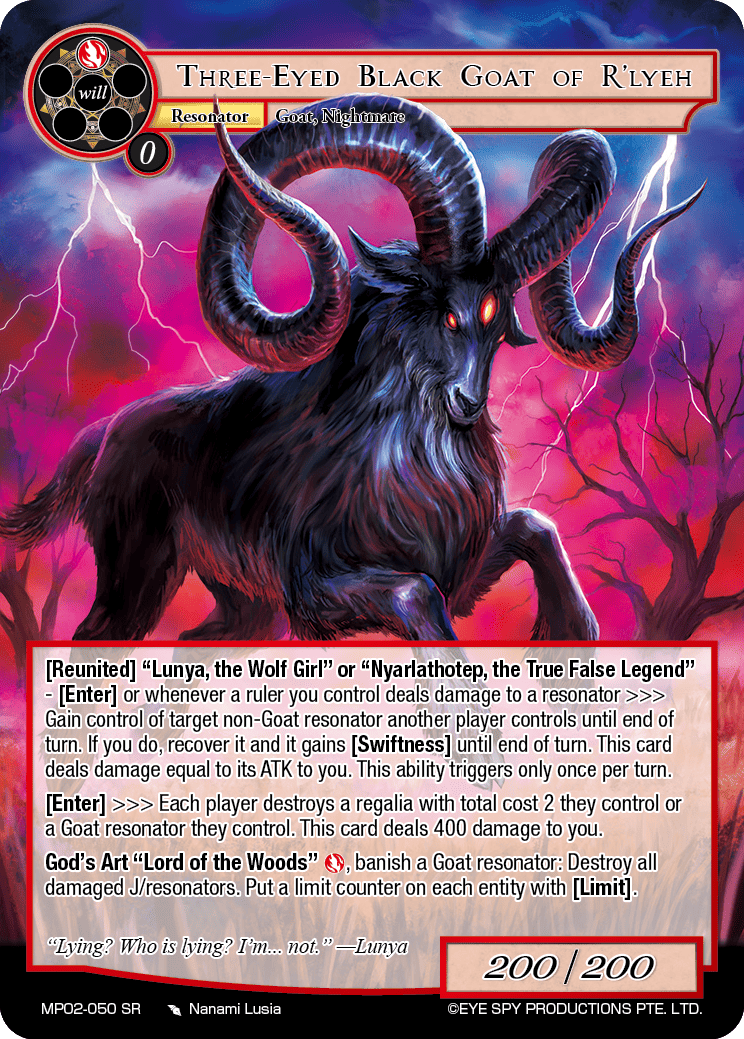 Three-Eyed Black Goat of R'lyeh