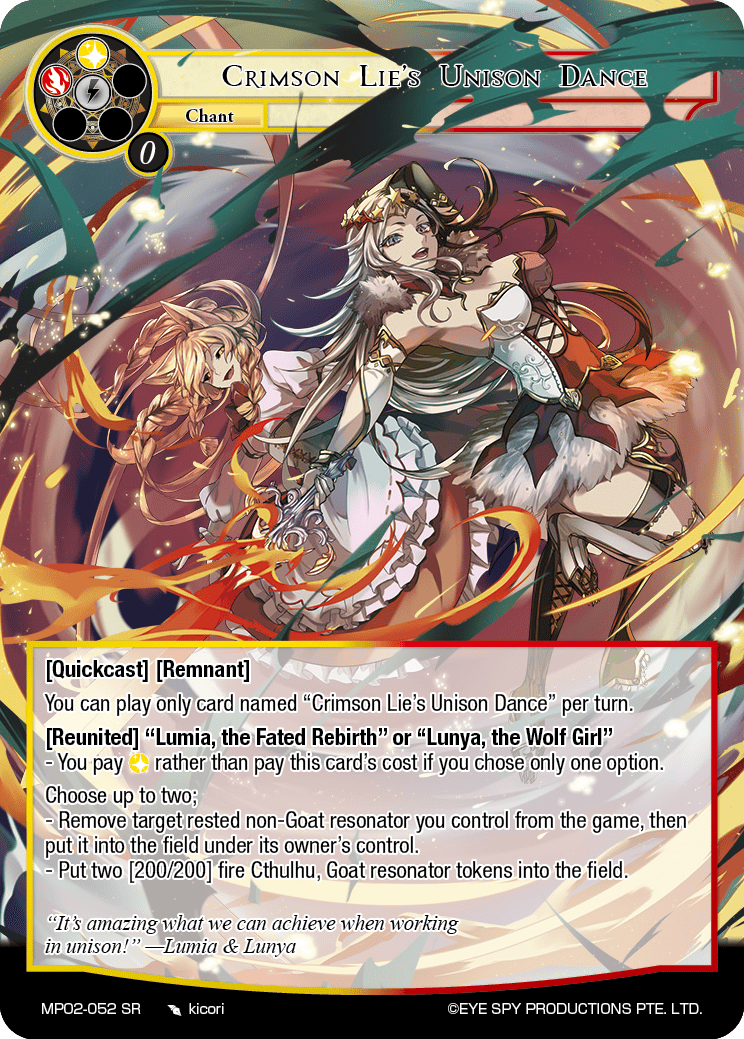 Crimson Lie's Unison Dance