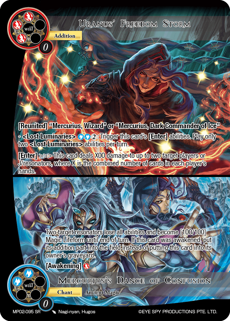 Uranus' Freedom Storm // Mercurius's Dance of Confusion