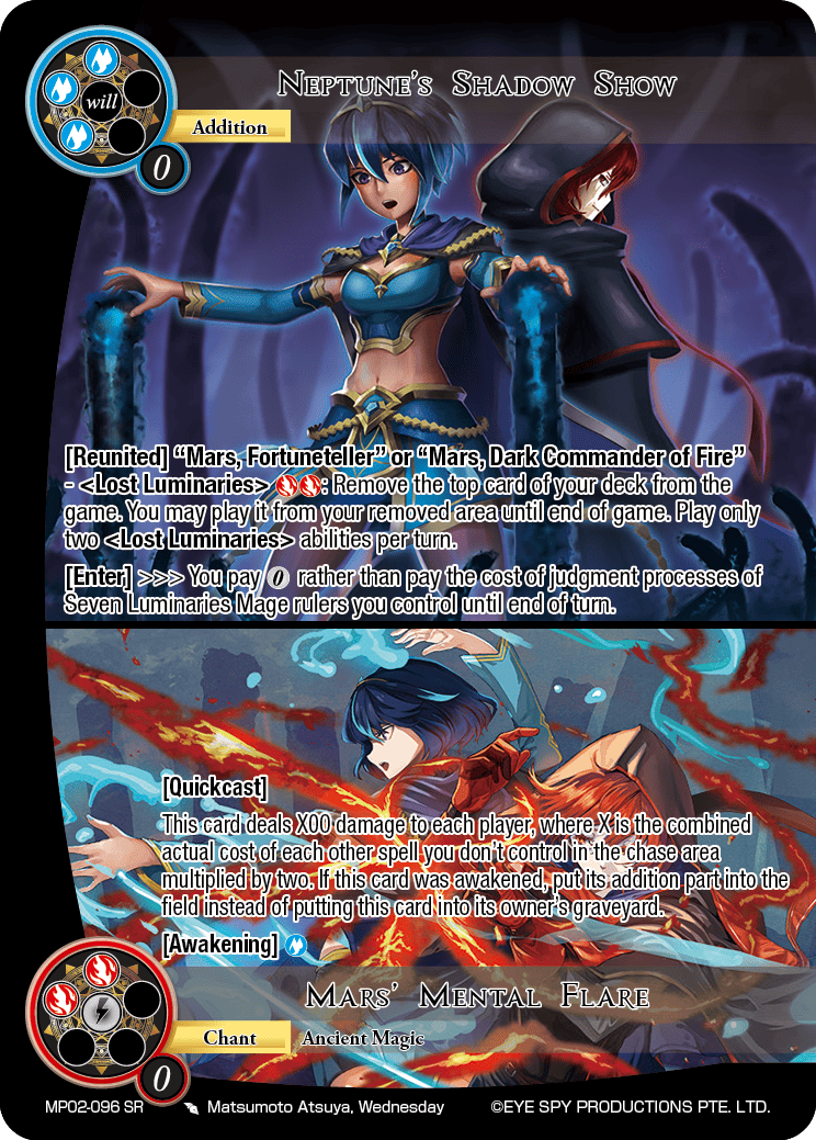 Neptune's Shadow Show // Mars' Mental Flare