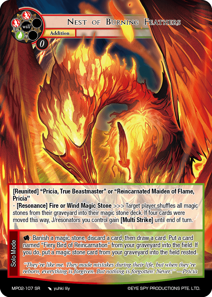 Nest of Burning Feathers