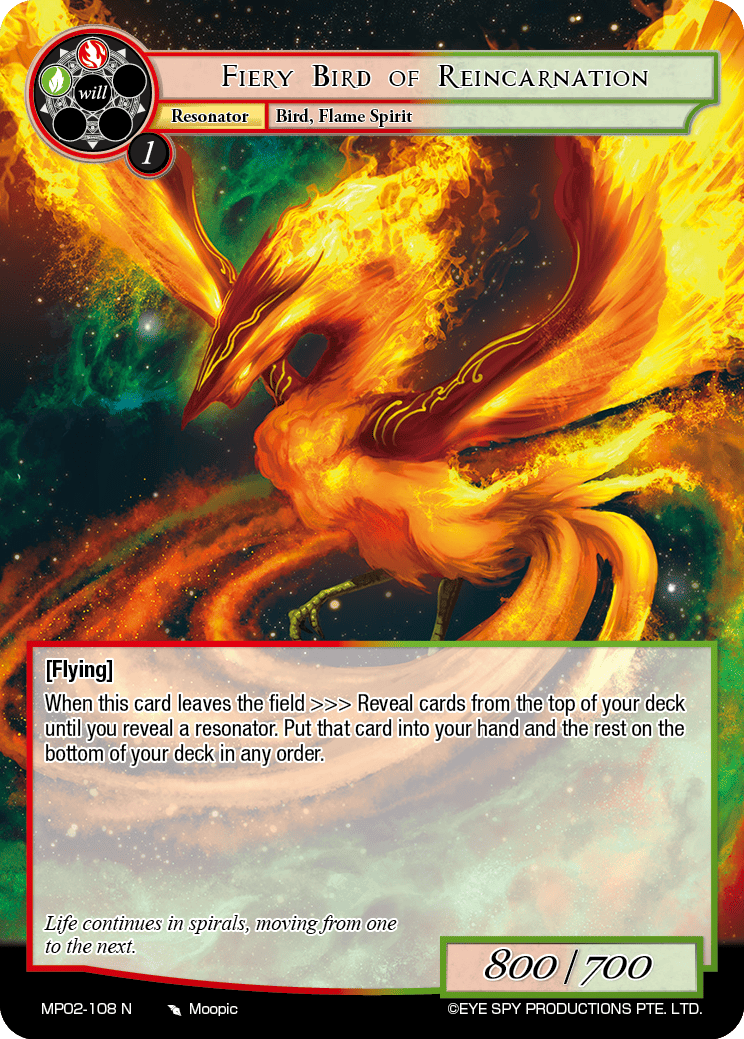 Fiery Bird of Reincarnation