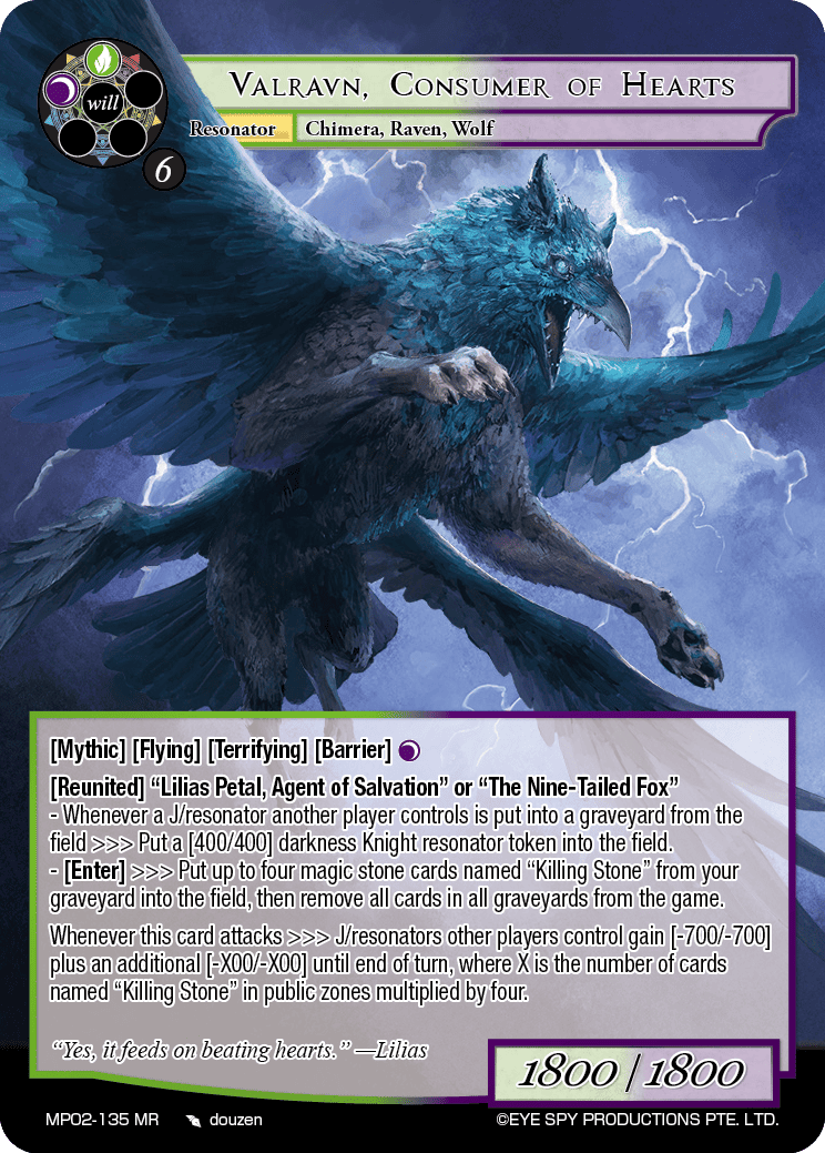 Valravn, Consumer of Hearts