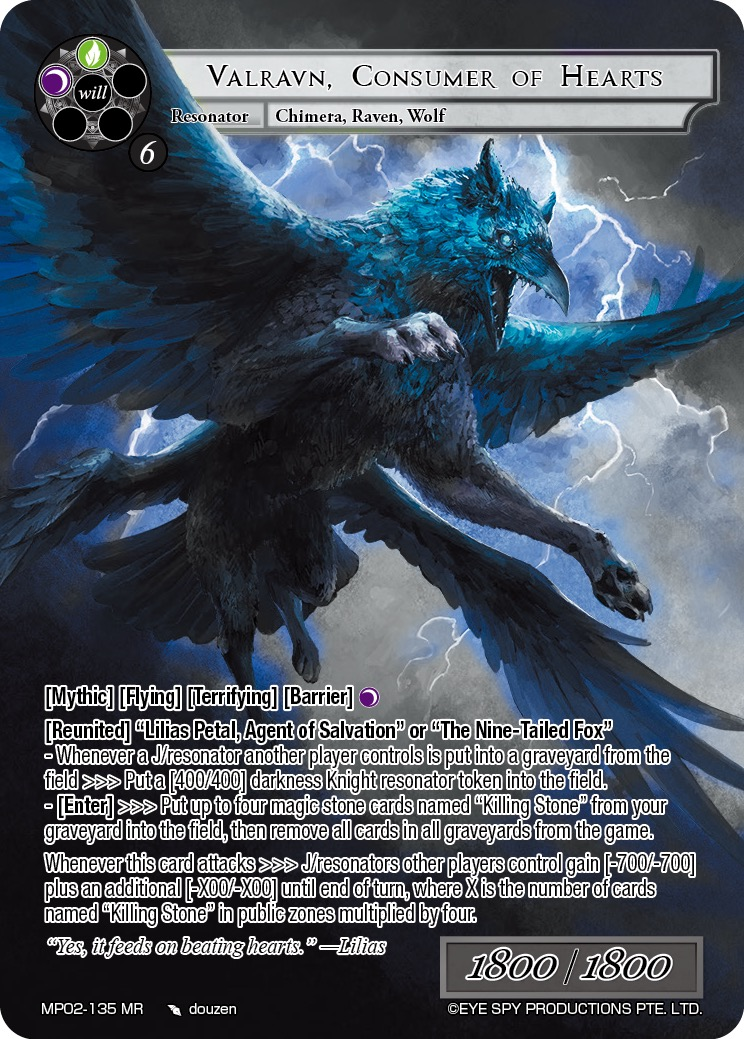 Valravn, Consumer of Hearts