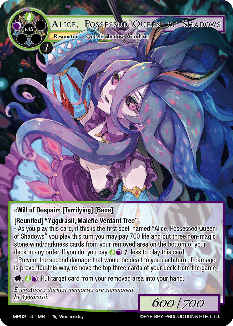 Alice, Possessed Queen of Shadows