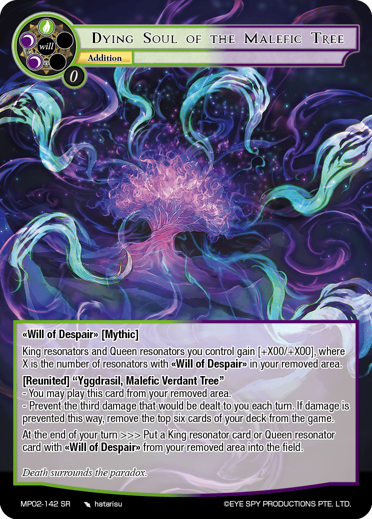 Dying Soul of the Malefic Tree