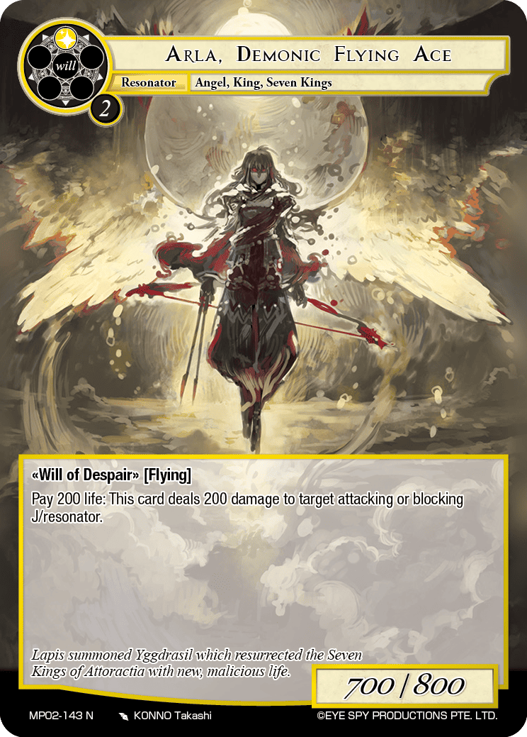 Arla, Demonic Flying Ace