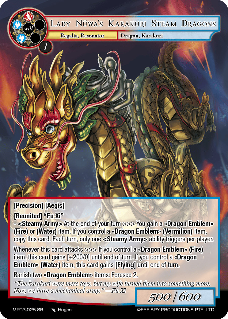 Lady Nüwa's Karakuri Steam Dragons
