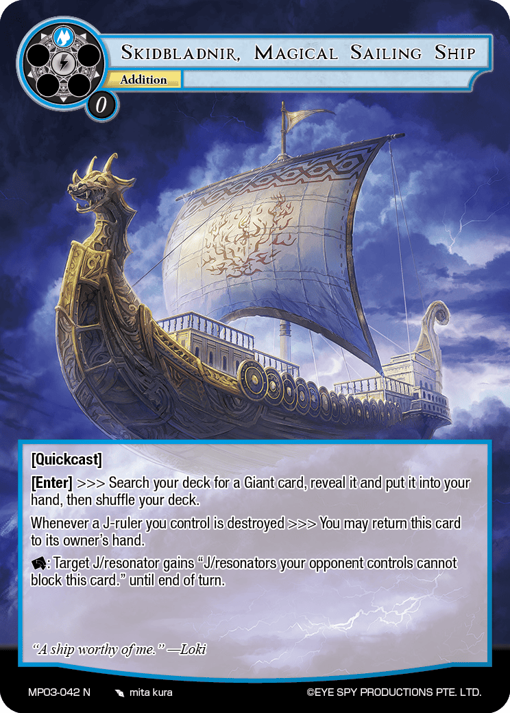 Skidbladnir, Magical Sailing Ship