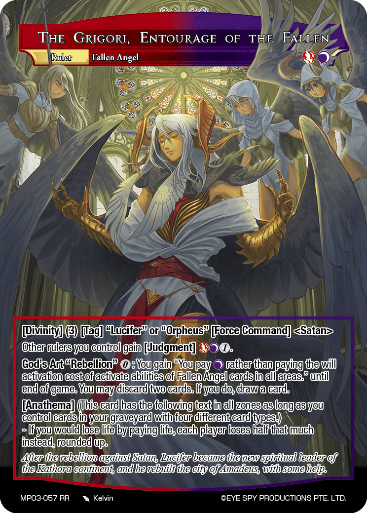 The Grigori, Entourage of the Fallen