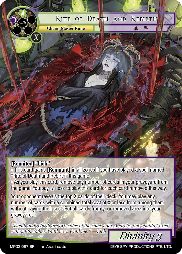 Rite of Death and Rebirth