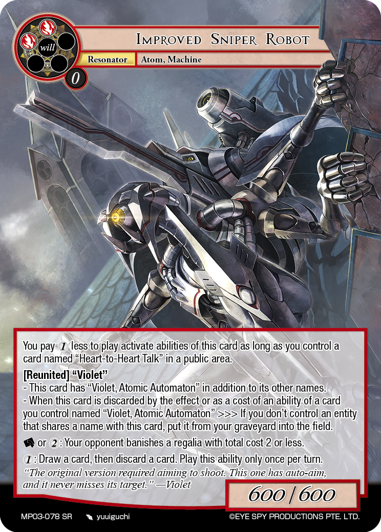 Improved Sniper Robot