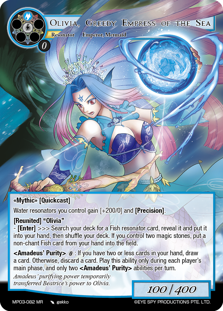 Olivia, Greedy Empress of the Sea