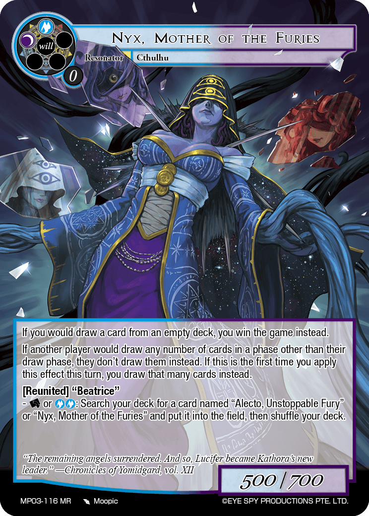 Nyx, Mother of the Furies