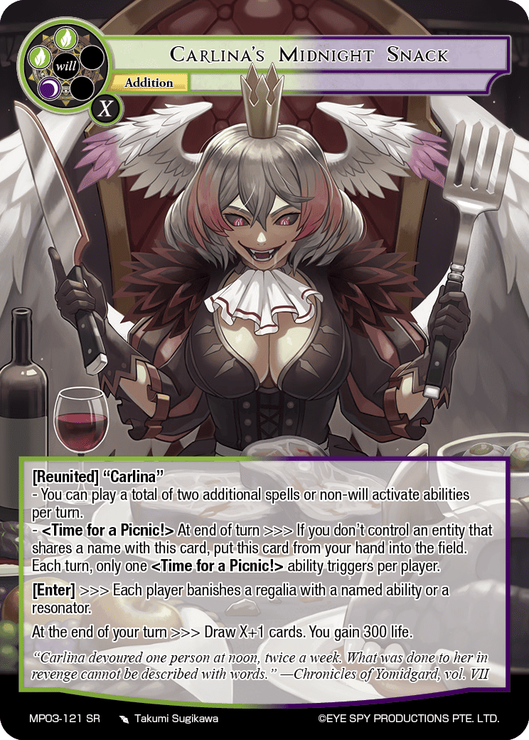 Carlina's Midnight Snack