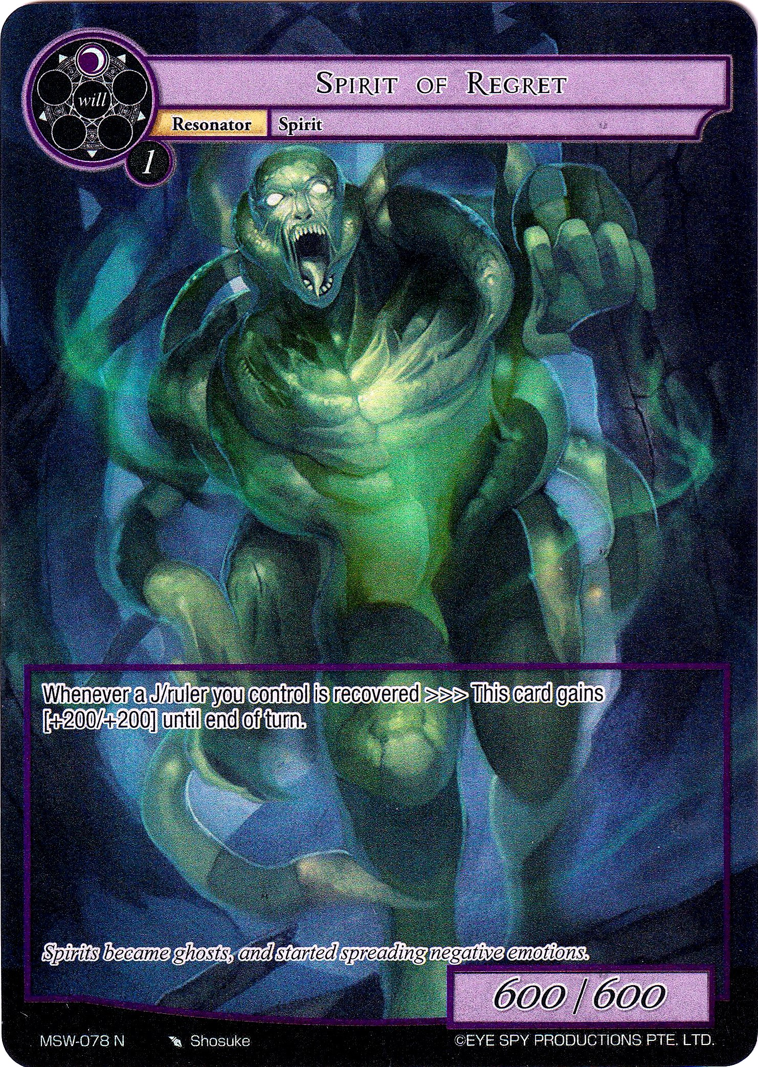 Spirit of Regret