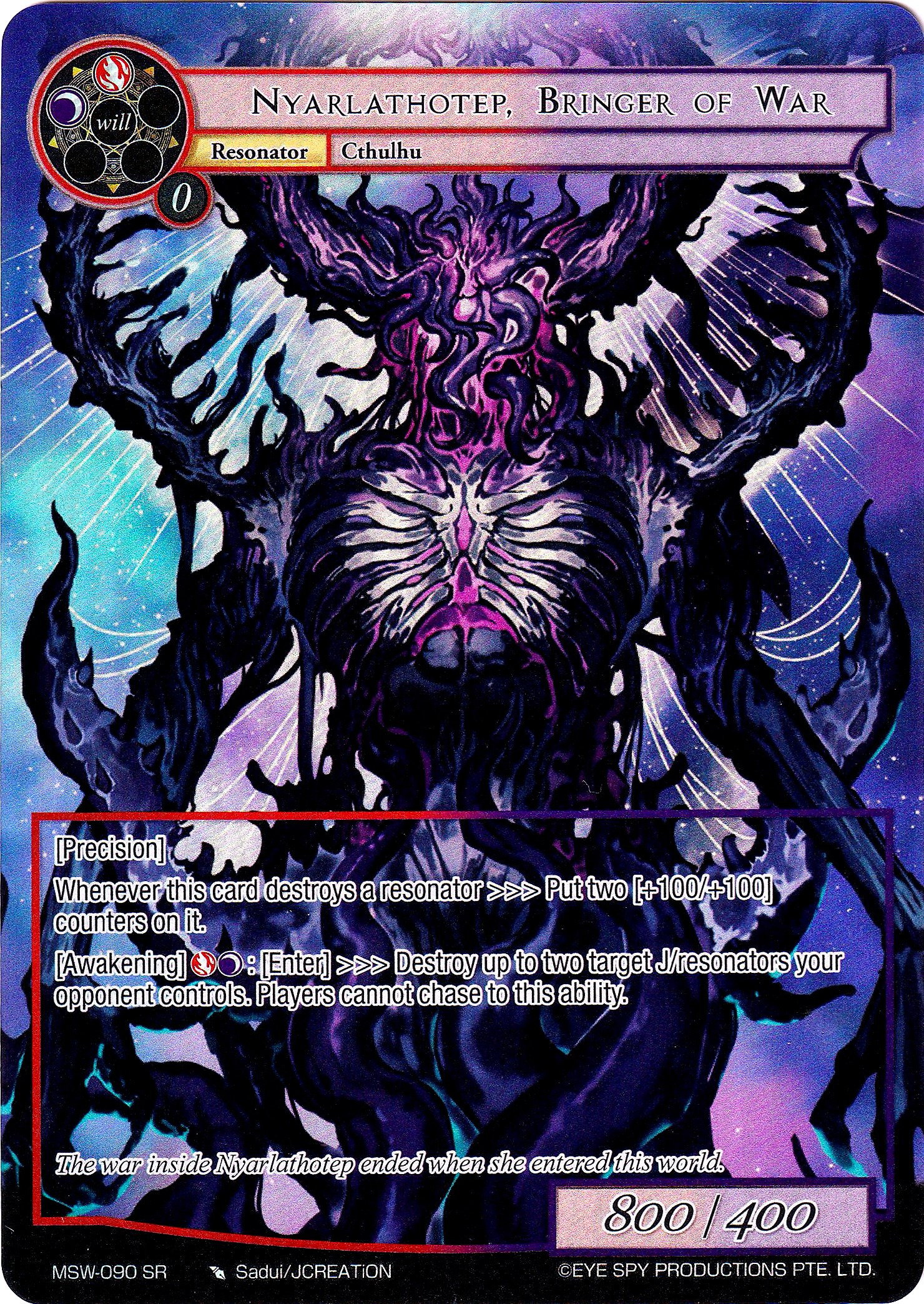Nyarlathotep, Bringer of War