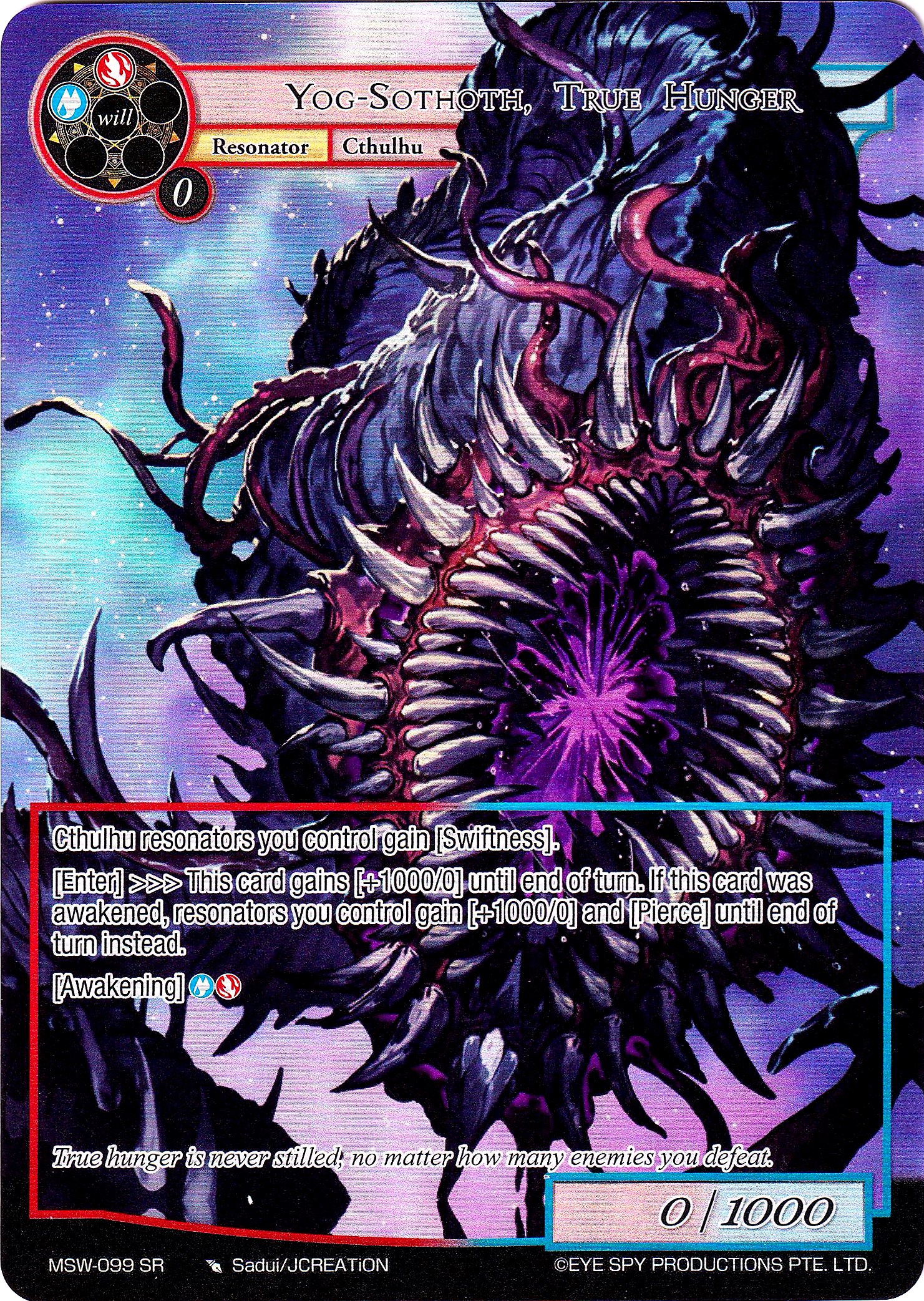 Yog-Sothoth, True Hunger
