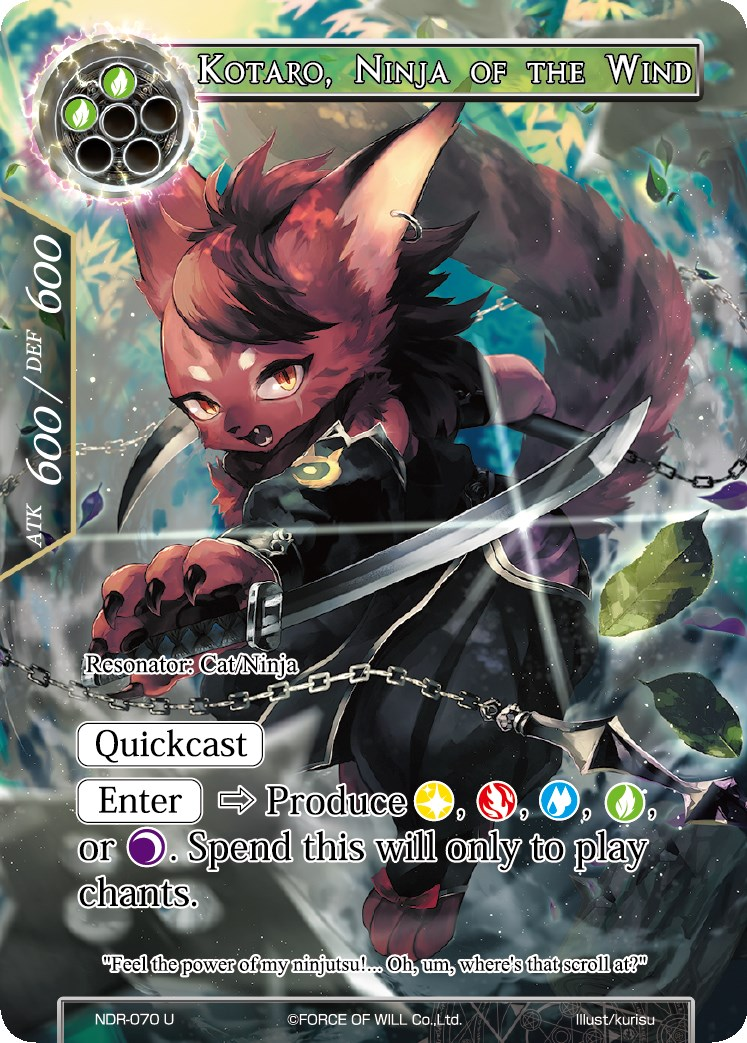 Kotaro, Ninja of the Wind