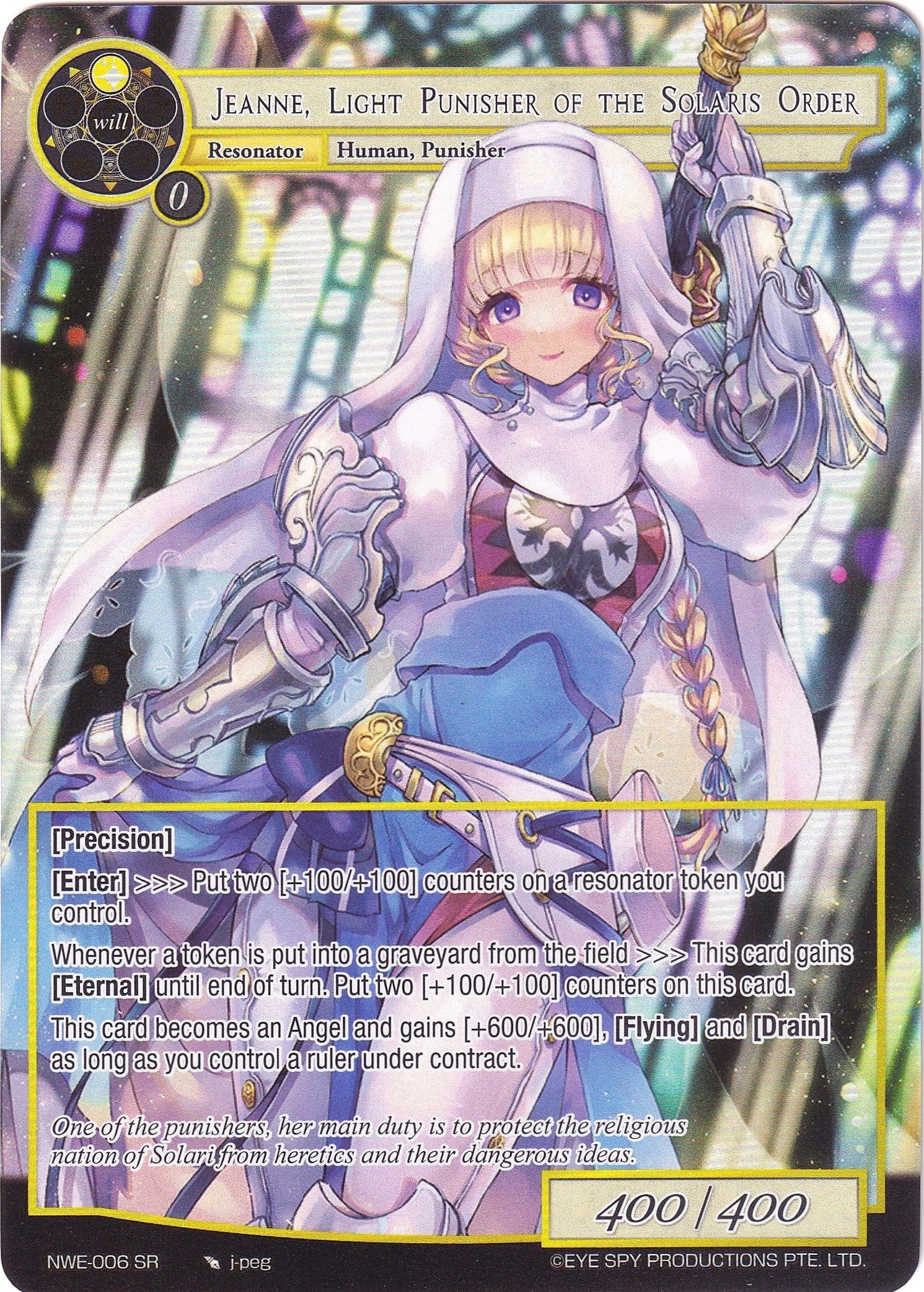 Jeanne, Light Punisher of the Solaris Order