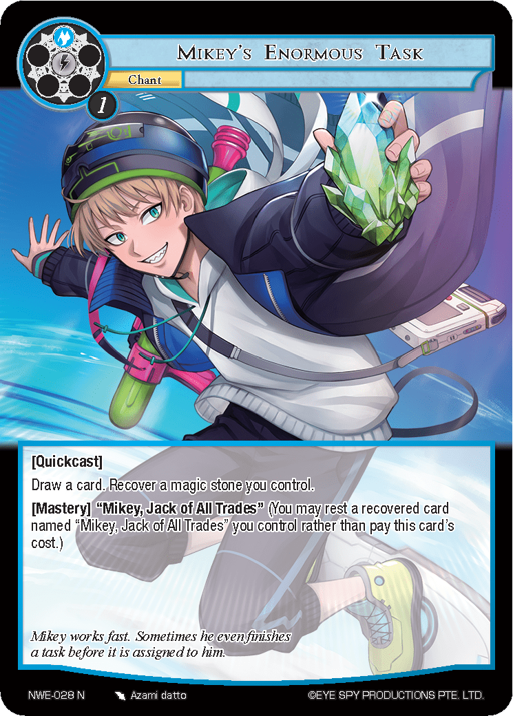 Mikey's Enormous Task